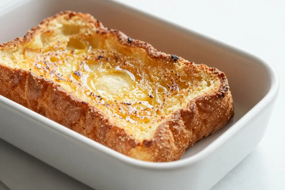 croissant french toast casserole
