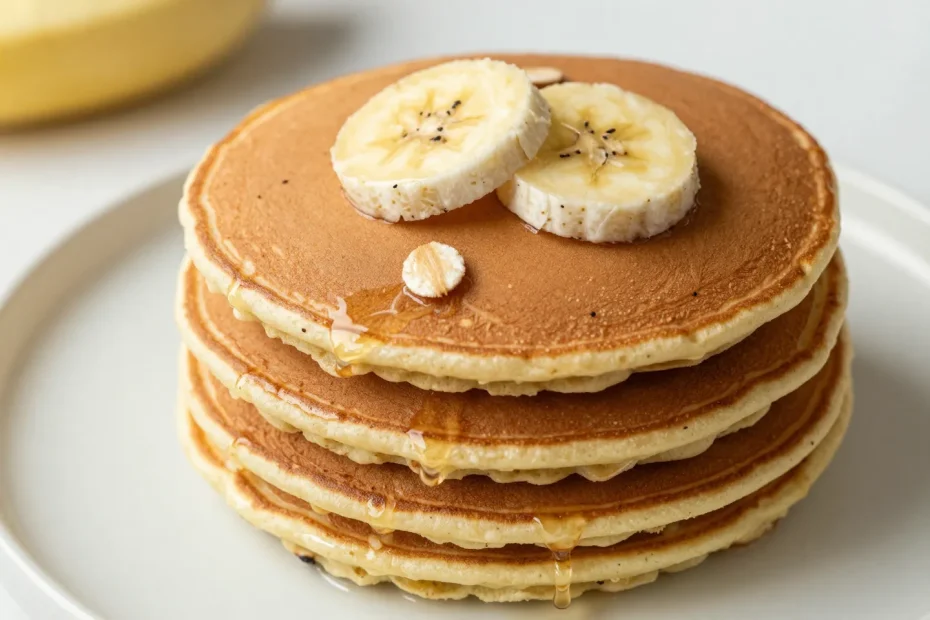 banana oatmeal pancakes 3 ingredient