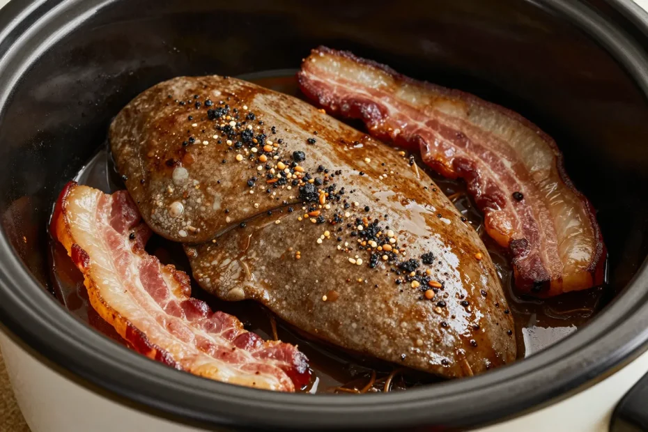 Liver and Bacon Slow Cooker Recipe – Hearty, Hands-Off Comfort Meal