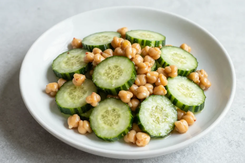 Cucumber Chickpea Salad For A Light & Refreshing Meal You’ll Crave All Week