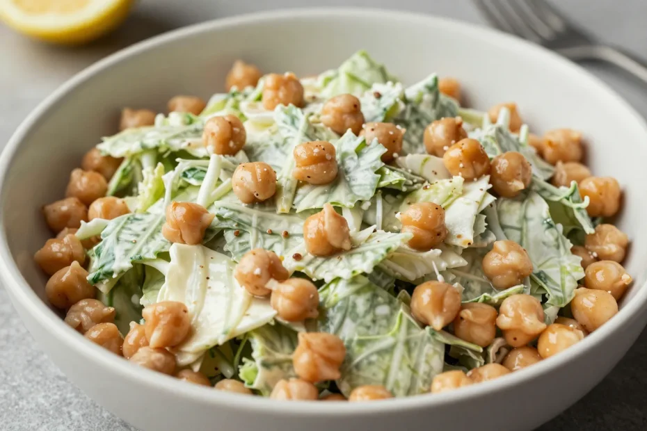 Chickpea Caesar Salad – A Plant-Based Twist on a Classic You’ll Crave Weekly